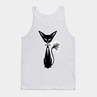 Cat with style. Tank Top